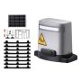 Solar powered 280W sliding gate opener up to 20m, 816kg