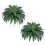Artificial Boston Fern, 2-Pack, 43-47 Inch, Wall Decor, 50 Branches