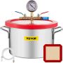 5.7 L vacuum stainless steel chamber with glass lid
