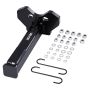 Wheel hub bearing removal tool set, universal, 5-8 axles, with nuts for sedan, SUV, truck