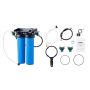 Deionized water system for car wash with TDS meter