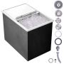 Recessed stainless steel ice box, 40.9 L, for outdoor kitchen