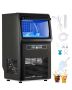 Commercial ice maker with cabinet, 70 lbs/day, 36 cubes