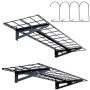 Garage Shelving Rack, 2-Pack, 4x1 Feet, 400 Pound Load Capacity