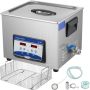 Ultrasonic 15L jewelry cleaner with heater and timer