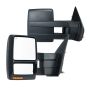 Towing mirror set ford F150 2004–2014, electrically heated, with turn signal, black