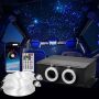 Starlight Ceiling Strip Kit, 900pcs, 9.8ft, Bluetooth RGBW Fiber Optic Lights