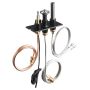 Gas ignition unit for fireplace, black, lennox, superior, astria