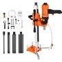 Diamond concrete drill stand 200 mm, 1500 W, 2 speeds, hand-held and on stand