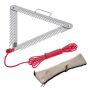 24 Inch Stainless Steel Pond Weed Rake with Handle, Foldable