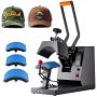 Hat heat press machine 4 in 1, LCD, 15.24x7.6 cm