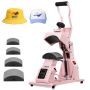 Hat heat press with 4 plates, pink