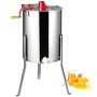 Manual honey extractor 4/8 frames, stainless steel spinner