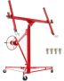 Drywall Lift with Roller Mechanism, 16 ft., 150 lb., Telescopic, Steel