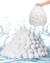 Pool filter balls for sand filter, 1.6 kg, polyester fiber, with washing bag