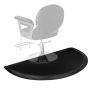 Barber mat semicircular, 1520x910 mm, 13 mm, PVC, fatigue resistant