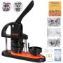Button making machine with 500 pcs. button parts, 58 mm, without assembly