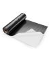 14 mil plastic film roll, black and white, 10' x 100'
