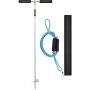 Sand anchor 36" 316 stainless steel with handle and rope, for jet skis PWC pontoon kayaks