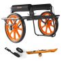 Kayak and canoe trolley, 149.7 kg, rubber tires 38.1 cm, foldable