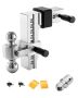 Adjustable Trailer Ball Hitch, 8" 18500 lbs, for 1-7/8" - 2-5/16" Receiver