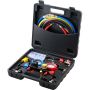 Air conditioner gauge set 4 positions R134A, R22, R12, R410A