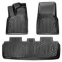 Car mats for Tesla Model Y 2021–2024, TPE, black, 3 pcs.