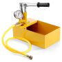 Hydrostatic test pump with manometer, 25 bar, 5 L tank, 1 m hose
