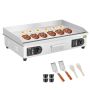 Electric stainless steel frying pan 4400W, adjustable temperature