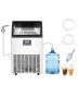 Commercial ice maker, 33 kg capacity, LED display