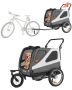 Dog bike trailer stroller, 45 kg, foldable