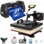 5 in 1 heat press 38.1x38.1 cm with vinyl cutter and plotter