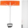 Roof rake for snow removal, 63.5 cm, plastic blade, aluminum handle