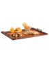 Stove cover and cutting board, acacia wood, natural colors