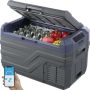 Car refrigerator 30 L, portable freezer 12/24 V, single zone, with lighting