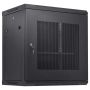 12U wall or floor server cabinet, 39.4 cm deep, lockable, for IT equipment