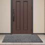 PVC-based entrance mat, 1524x914 mm, grey, commercial, indoor and outdoor