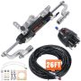 Hydraulic steering gear kit for 300 HP marine vessel