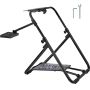 Foldable racing wheel stand, adjustable, universal, compatible with Logitech and Thrustmaster