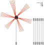 Chimney cleaning kit, 701 cm, for soot blower