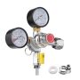 Dual CO2 pressure regulator with gauge 0-60 PSI, CGA320