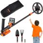 Metal detector for children with LCD screen and waterproof coil, adjustable handle