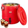 Insulated 8 Gallon (30.3 L) Beverage Dispenser with Tap, 304 Stainless Steel
