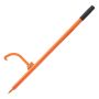 Log lifter with metal handle, 46.5 inches, rust-resistant