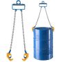Chain drum hoist G80, 1 t, carbon steel, safety hook