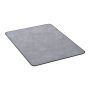 Chair mat for the floor 915x1225 mm, gray, non-slip, velvet