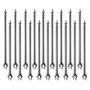 Chain link fence extensions, 18 pcs., galvanized 695 mm, U-shaped bracket, for 32–38 mm posts