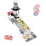 Automatic stainless steel donut making machine, 90 pcs/hr, 3 molds