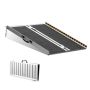 Portable folding aluminum ramp for the disabled, 61 cm, 362.9 kg load capacity