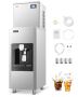 Commercial ice maker with large ice basket and touch screen